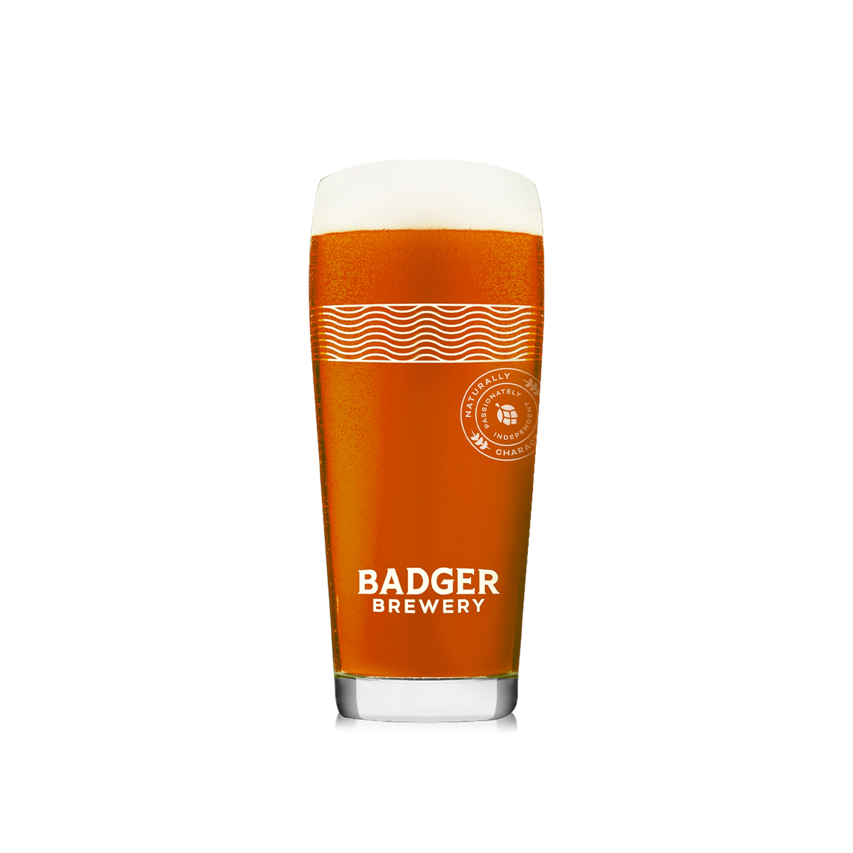 Badger Half Pint Glass