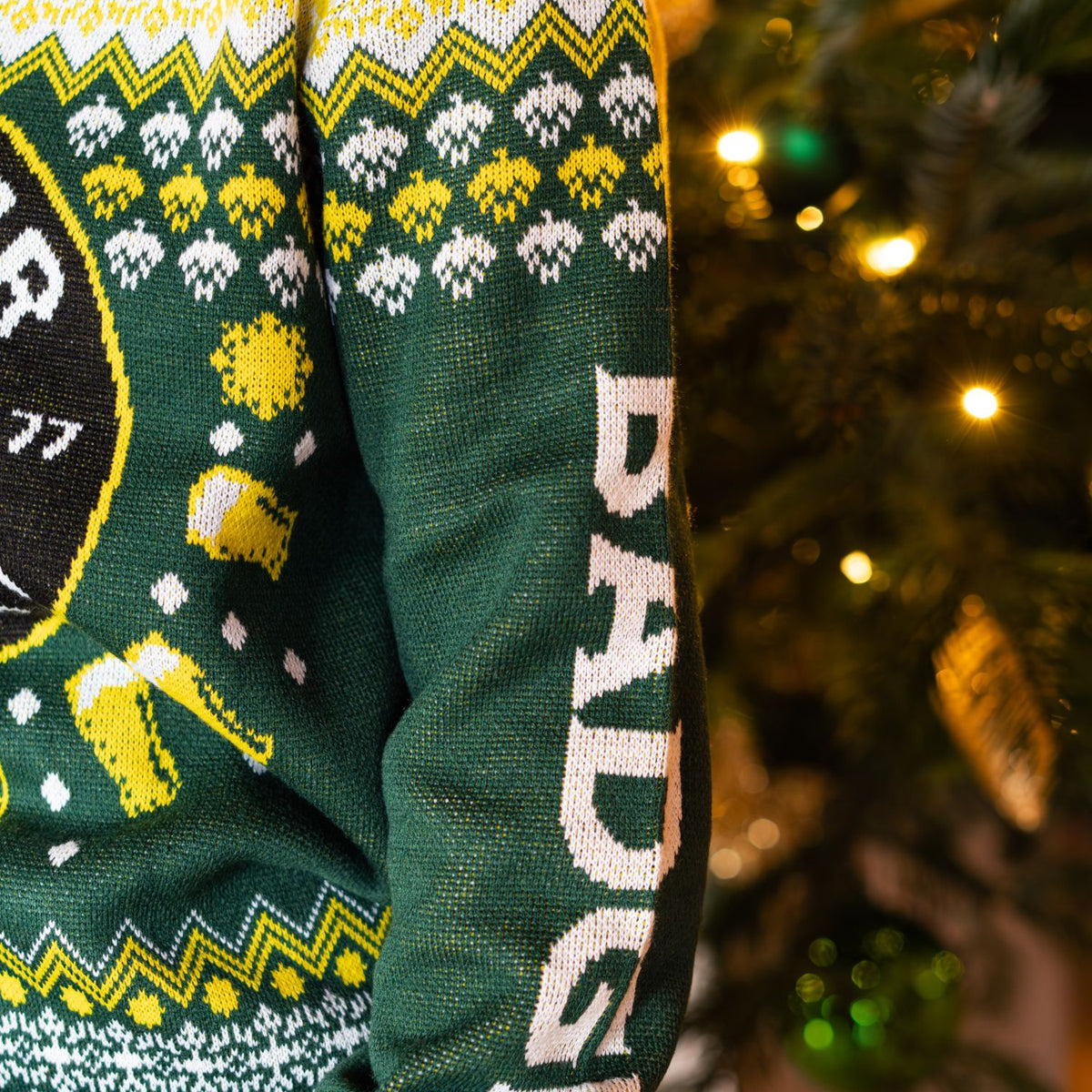 Badger Beers Green Christmas Jumper