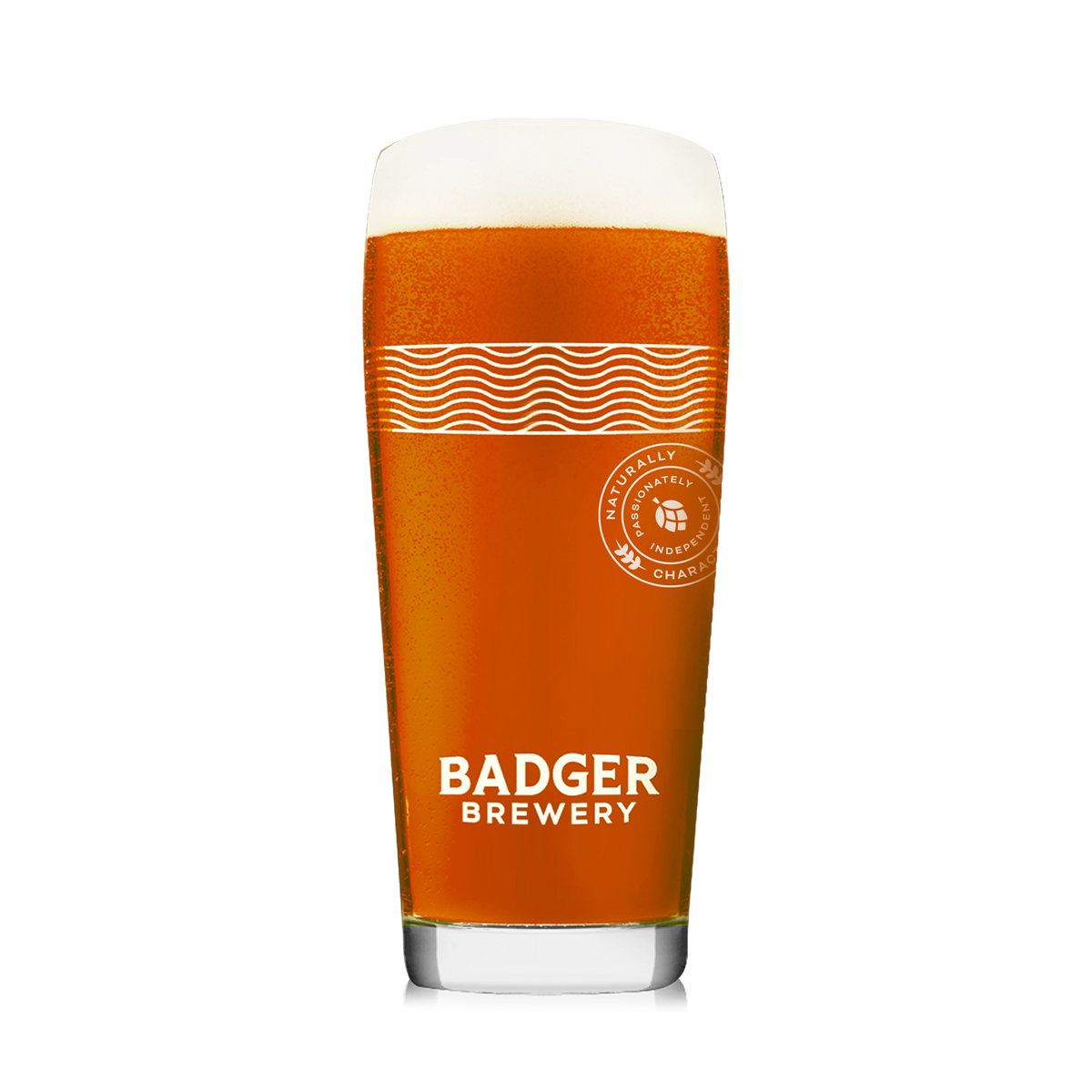 Badger Pint Glass