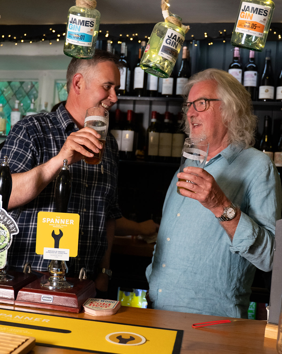 Badger The Spanner x James May Collaboration Beer