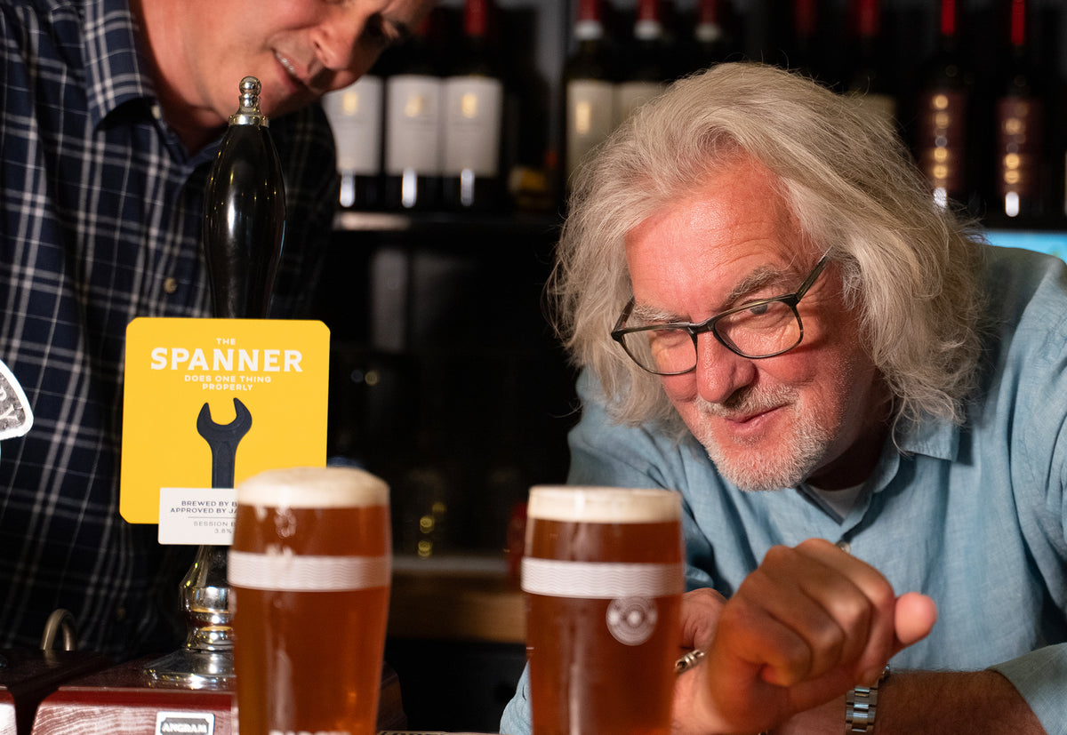 Badger The Spanner x James May Collaboration Beer