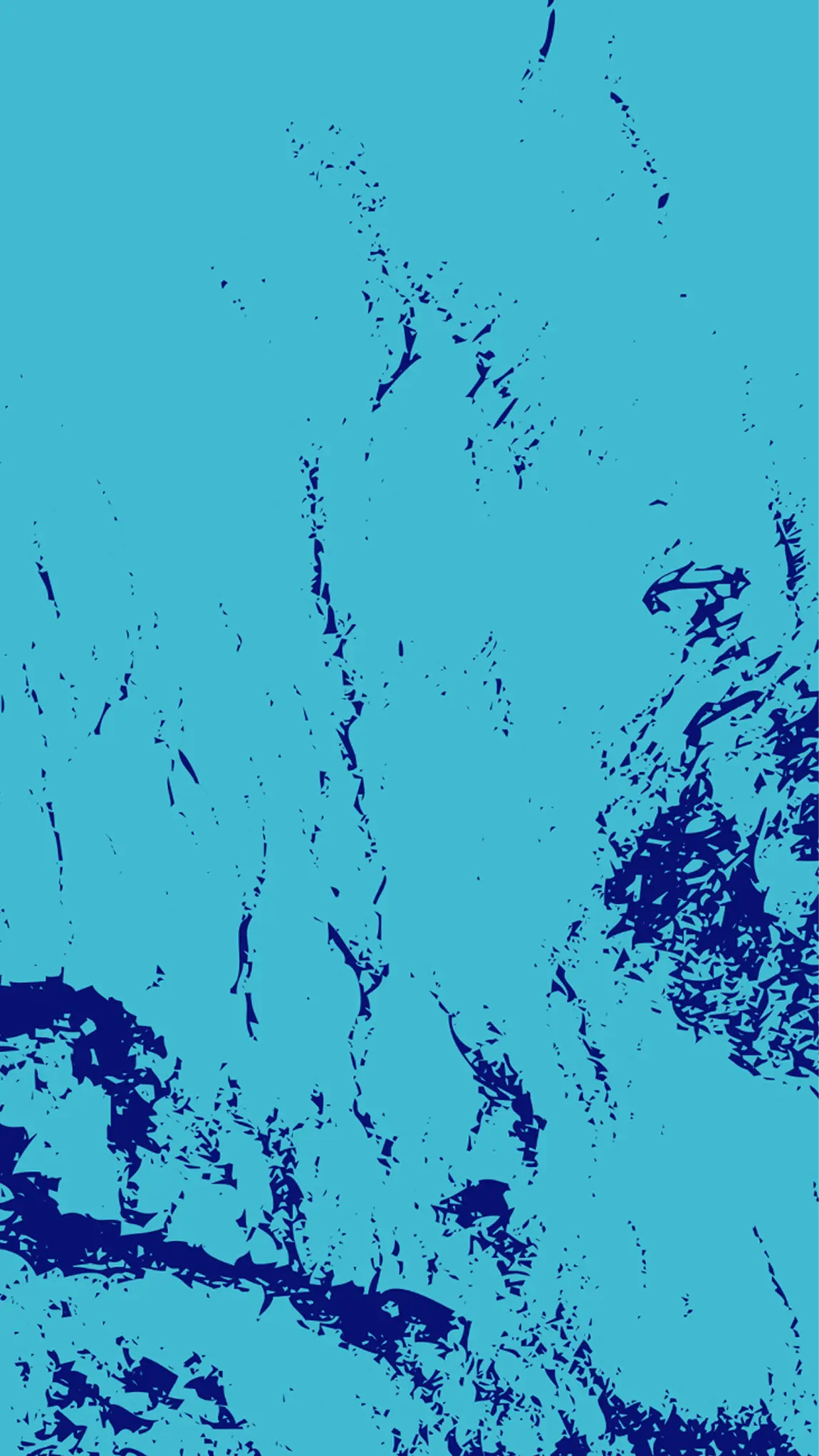 Turquoise and blue Outland brand pattern