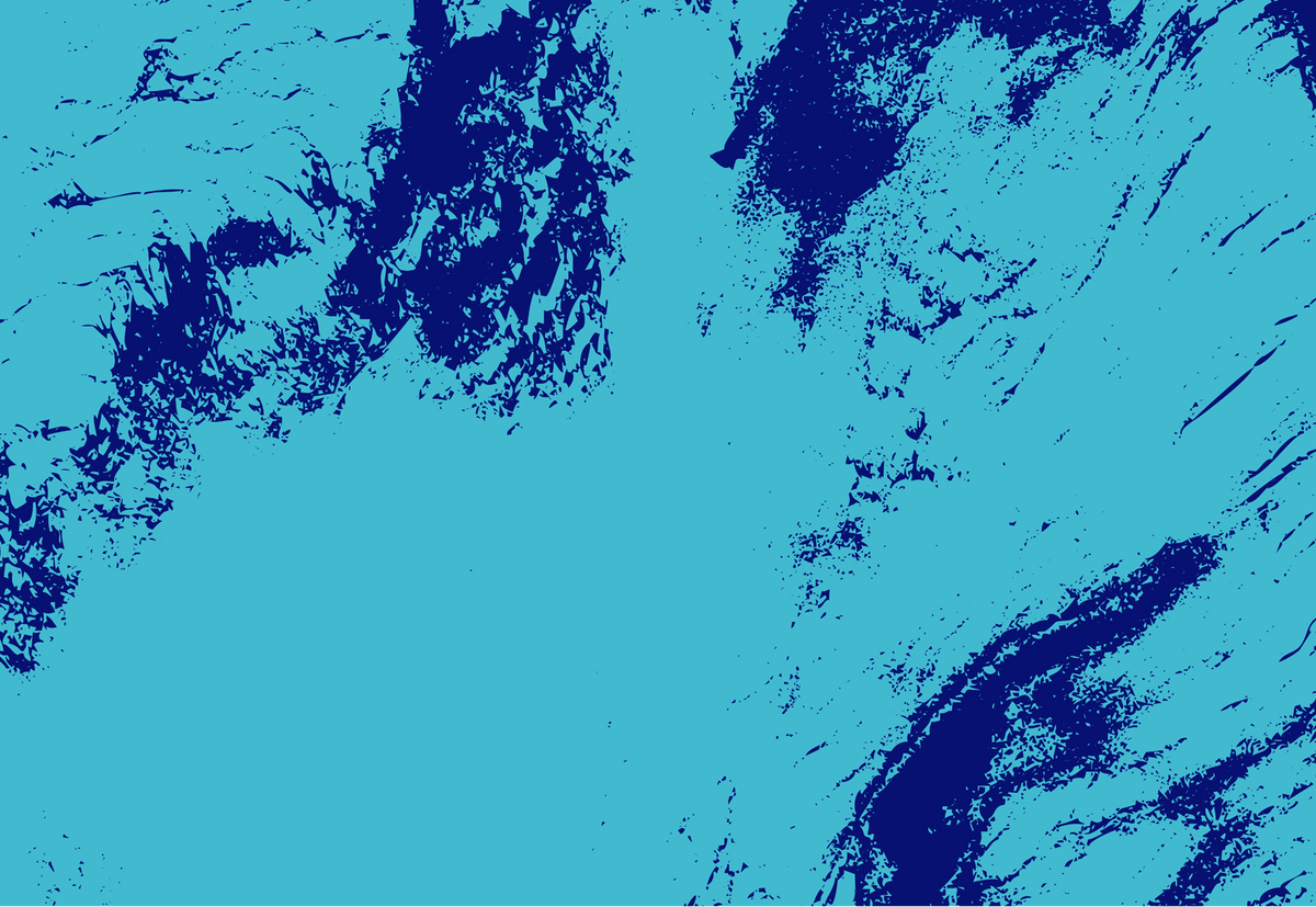 Turquoise and dark blue Outland brand pattern