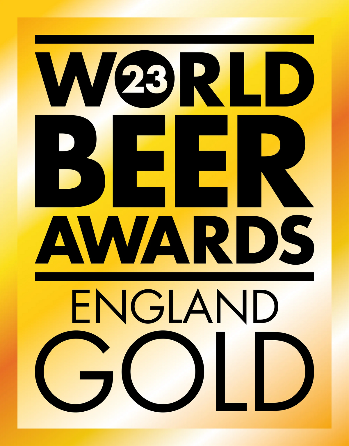 World Beer Awards 2023 England Gold medal graphic