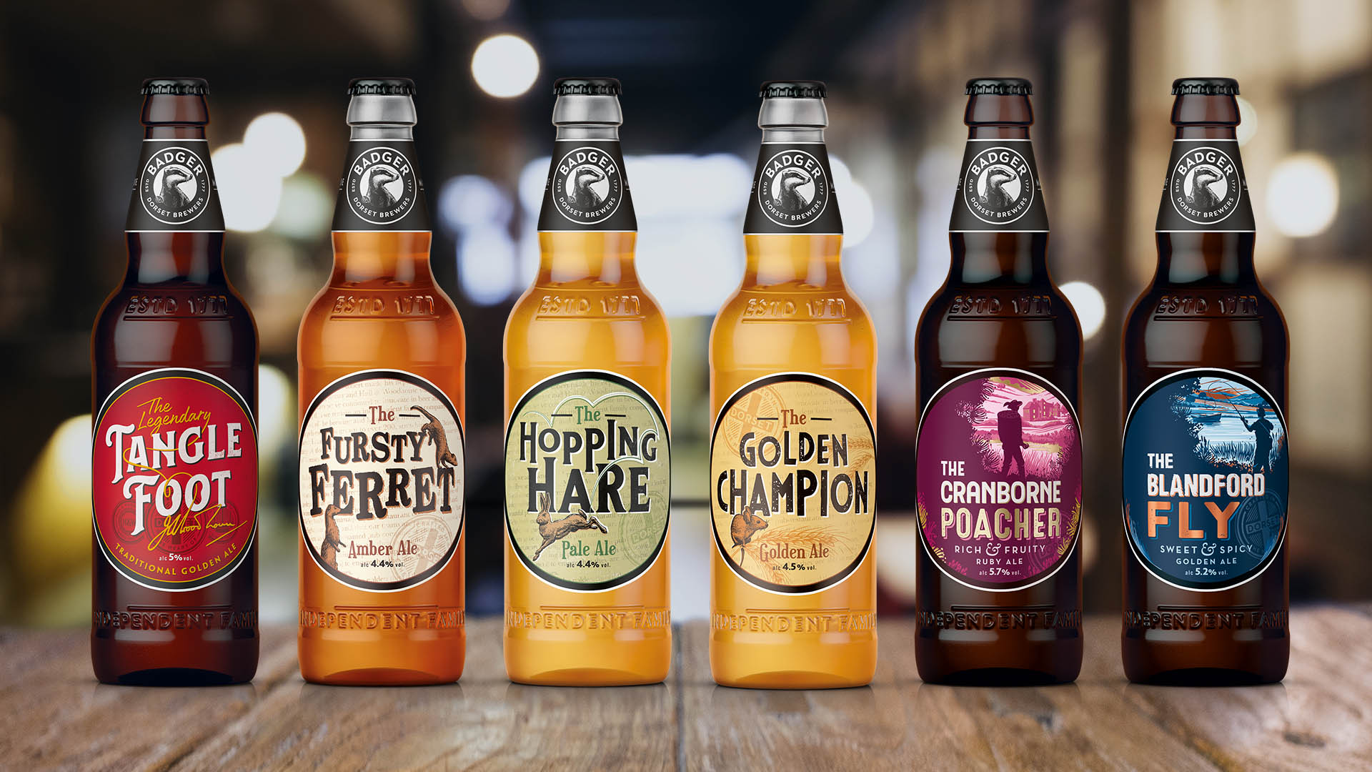 A New Look for Badger Beers New Designs Classic Styles