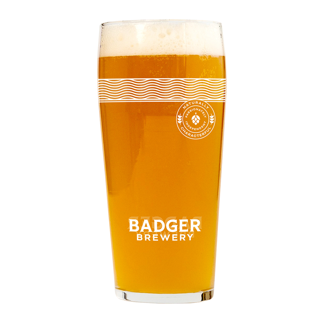 Badger Beers Pint Glass