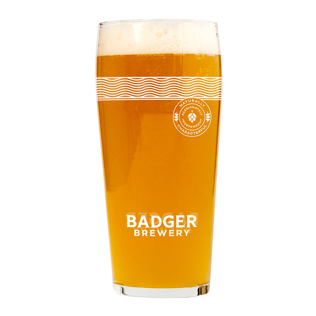 Badger Pint Glass