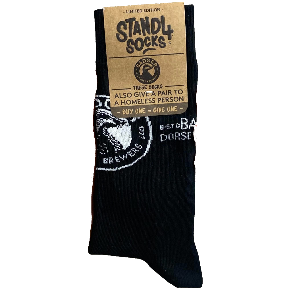 BADGER BEERS GOOD CAUSE SOCKS