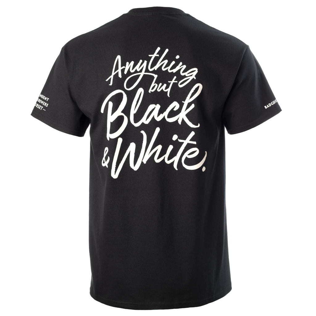 Badger Black & White T-Shirt