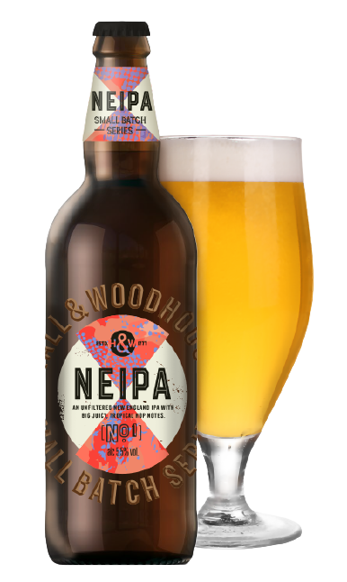 The first in the Hall & Woodhouse new Small Batch Series. Our unfiltered New England IPA with big juicy, tropical hop notes. 