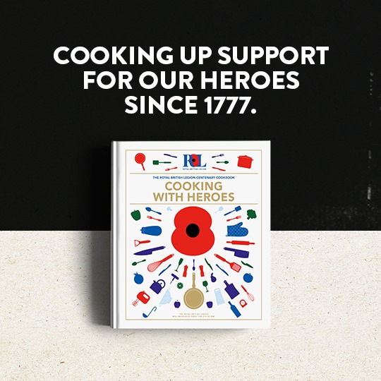 Cooking with Heroes Royal British Legion Charity Cookbook