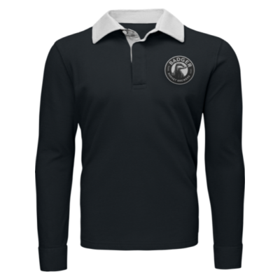 Badger Beers Black Rugby Shirt