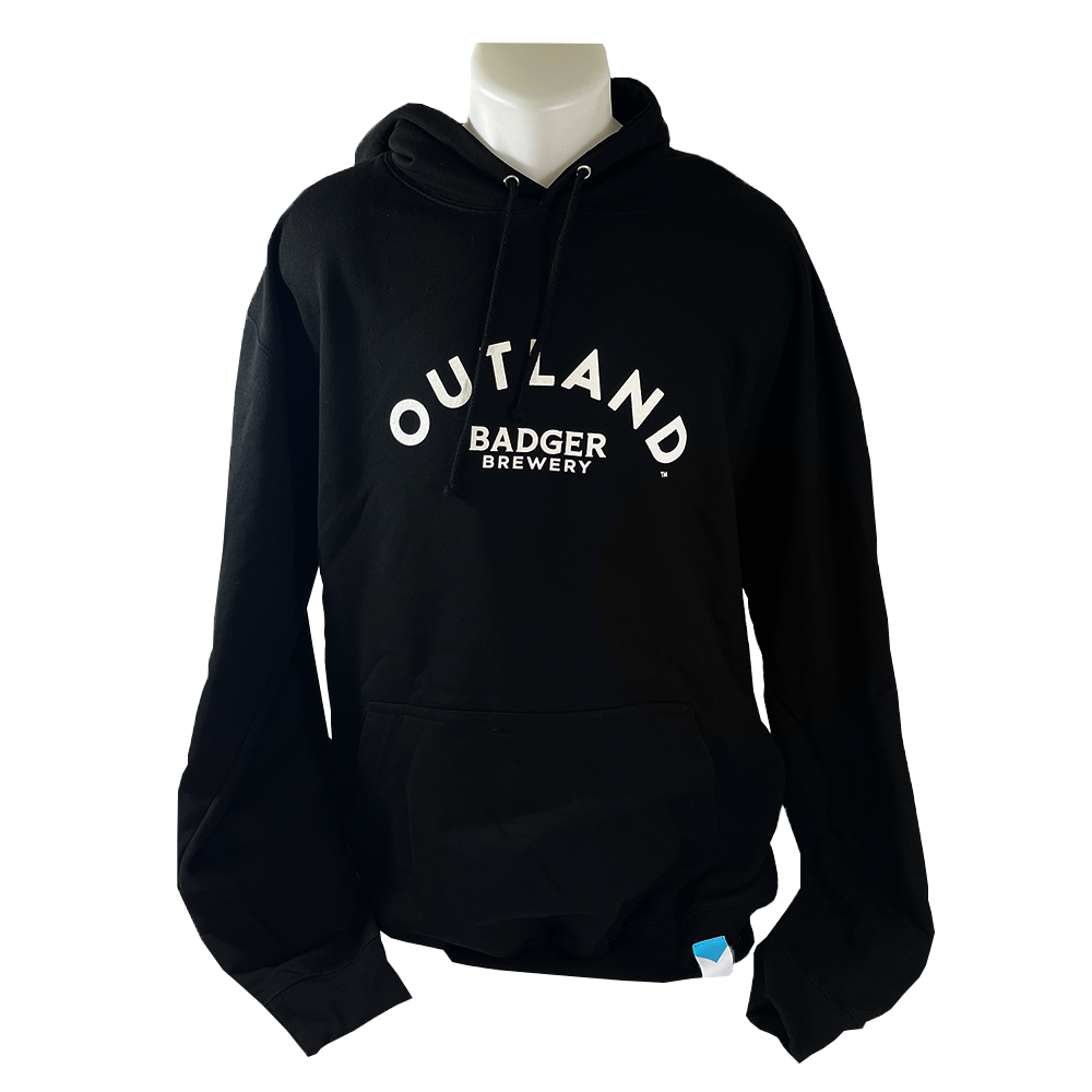 Outland Black Hoodie (Front)