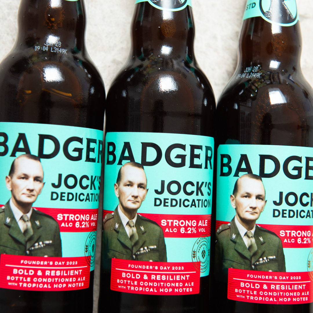 Three bottles of Jock's Dedication Strong Ale