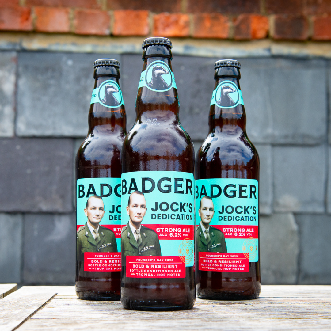 Three bottles of Jock's Dedication Strong Ale