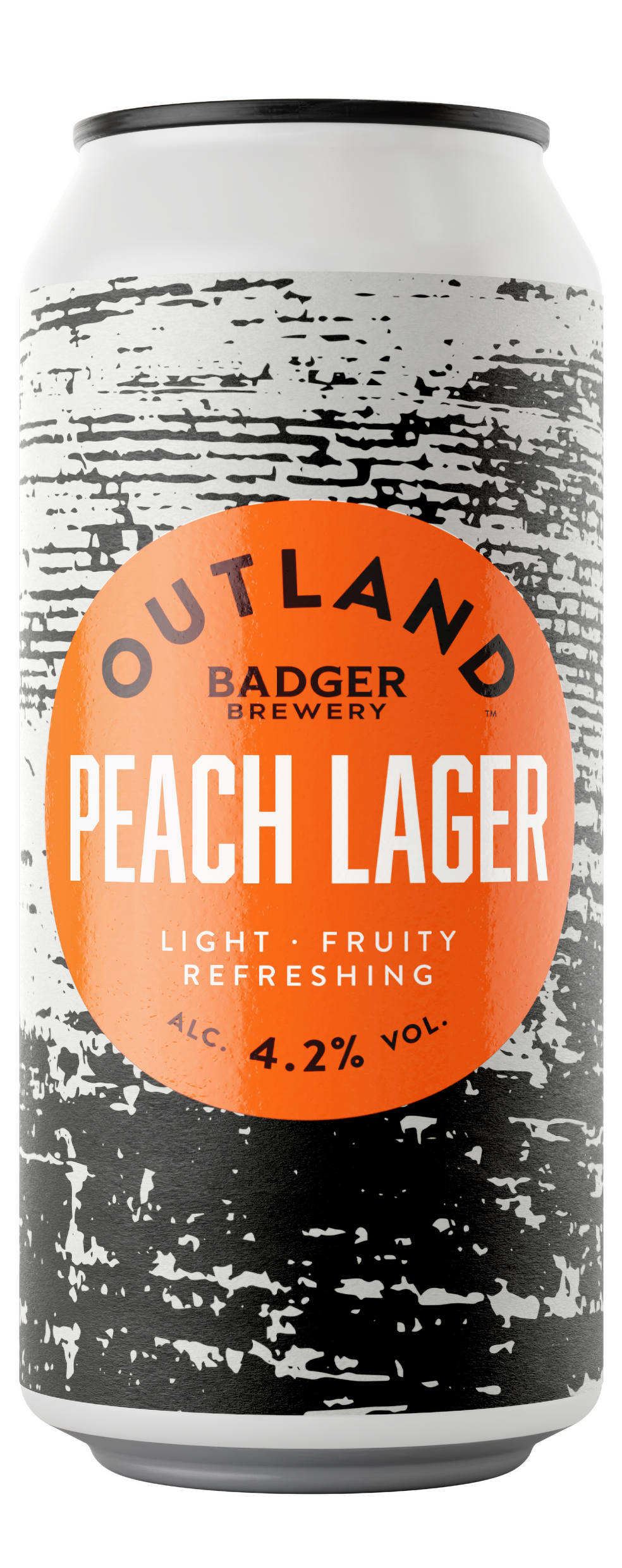 Outland Peach Lager Can