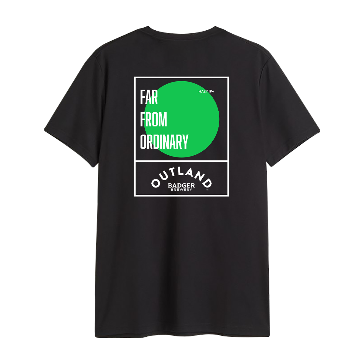 Outland Black & Green Hazy IPA T-shirt