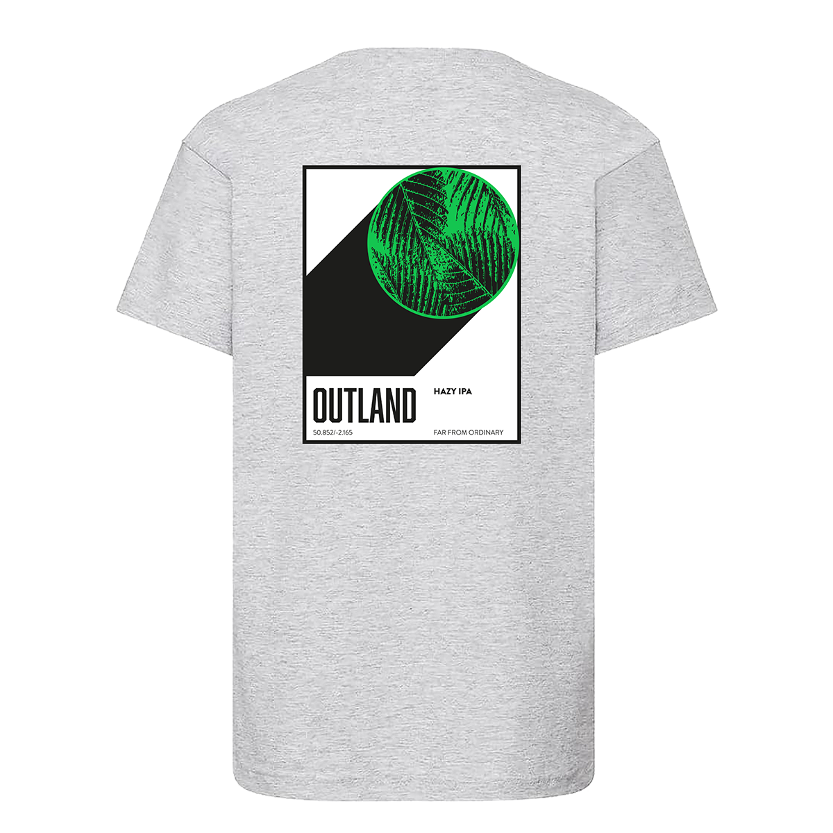 Outland Grey and Green Hazy IPA T-shirt