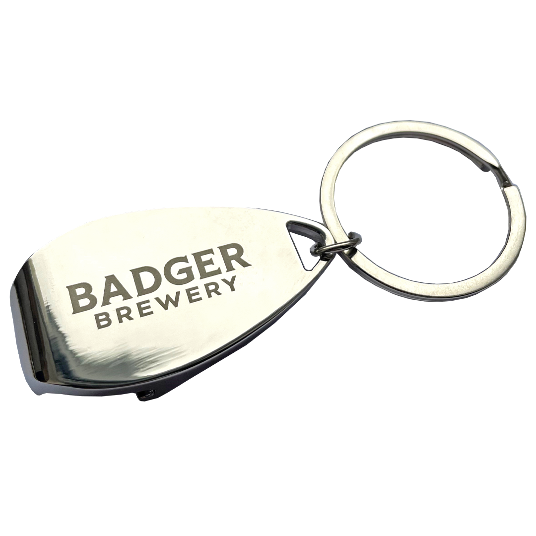 Badger Key Ring Bottle Opener (Front)