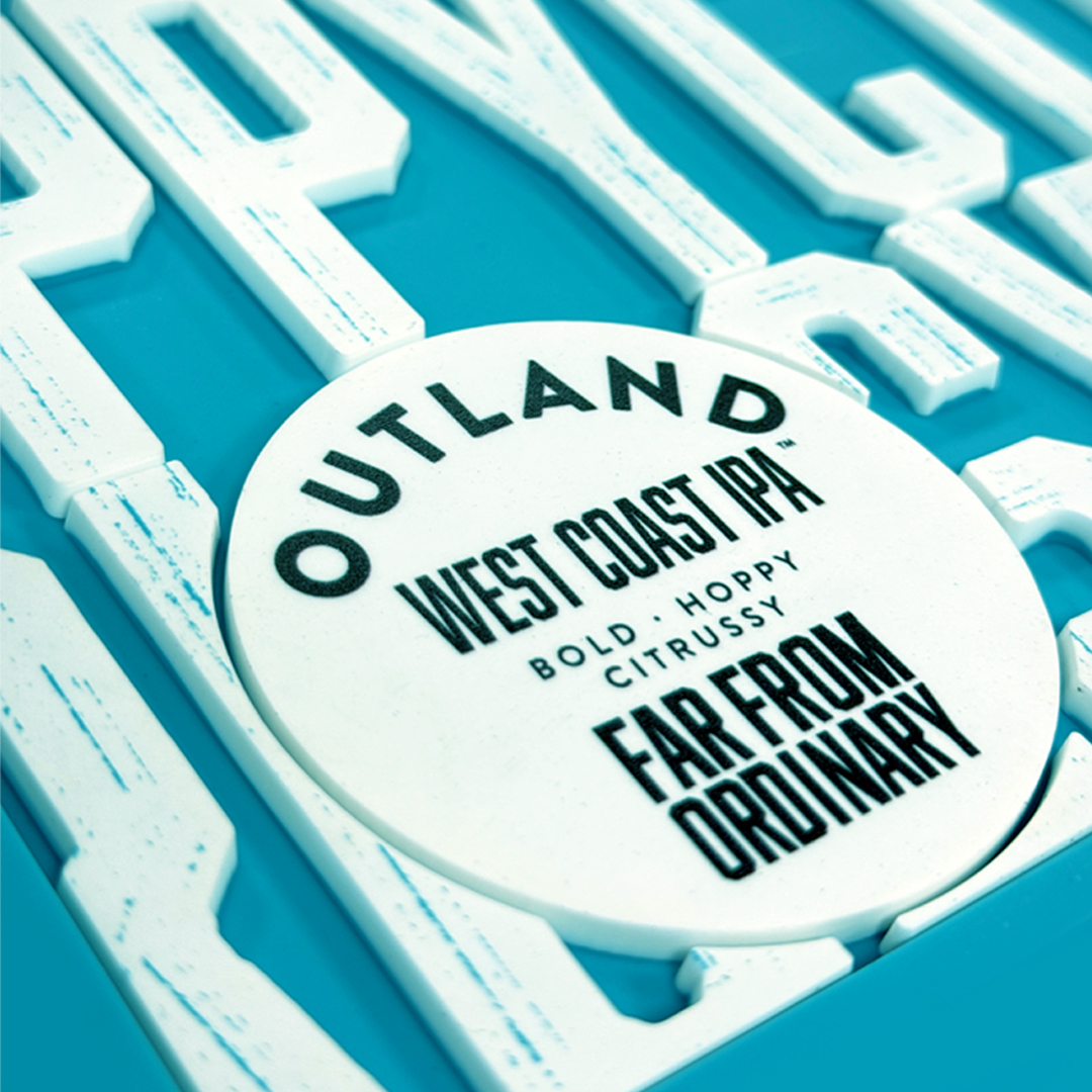 Outland West Coast IPA PVC Bar Runner