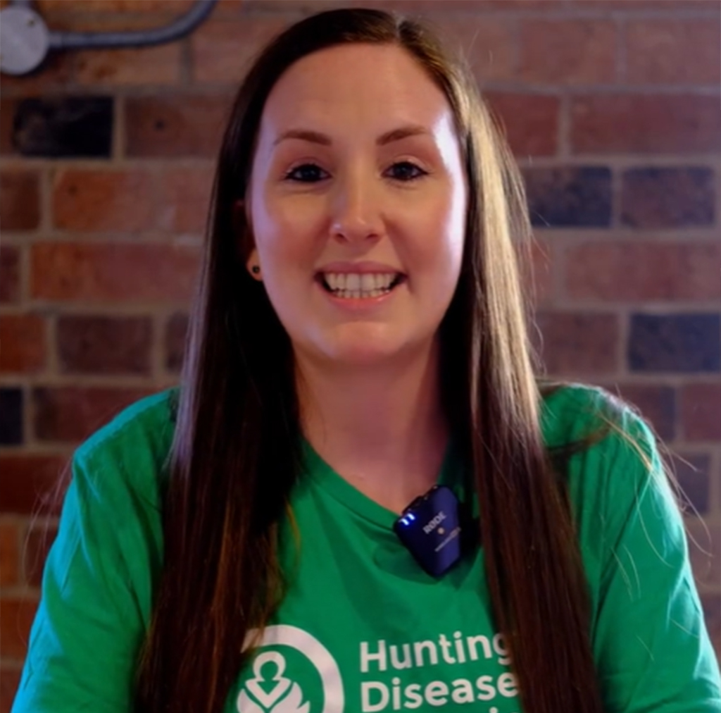 Alice at Hall and Woodhouse fundraising for Huntington's Disease Association