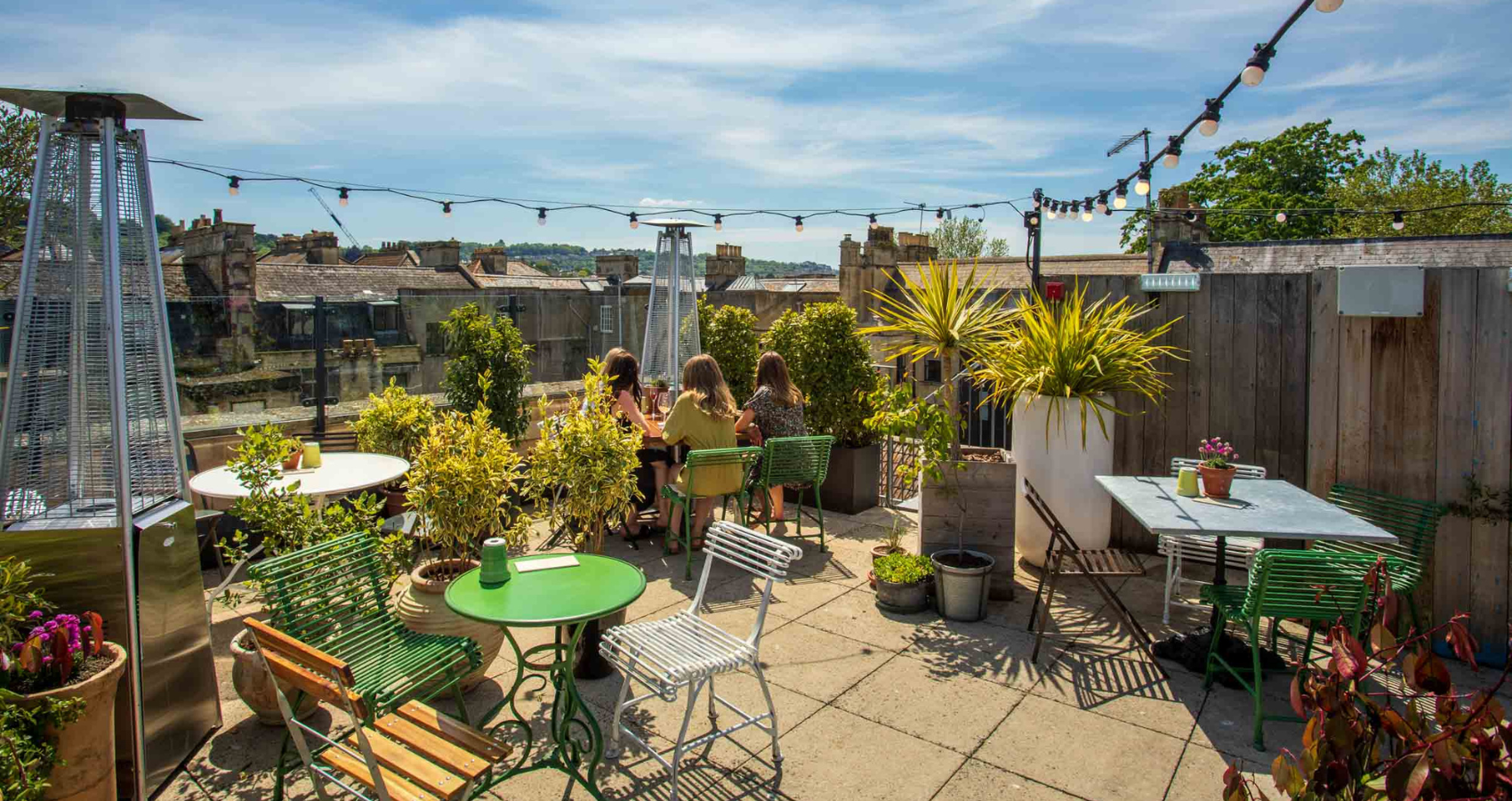 Hall and Woodhouse Bath pub beer garden