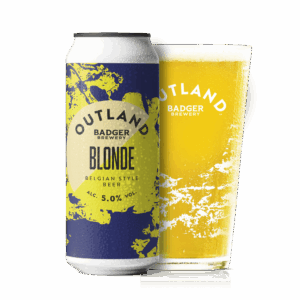 Outland Blonde Belgian Style Beer can