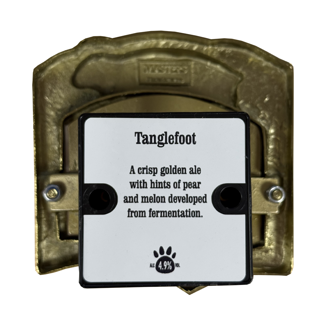 Tangle Foot Pewter Pump Clip