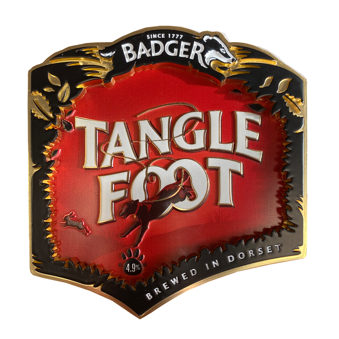Tangle Foot Pewter Pump Clip