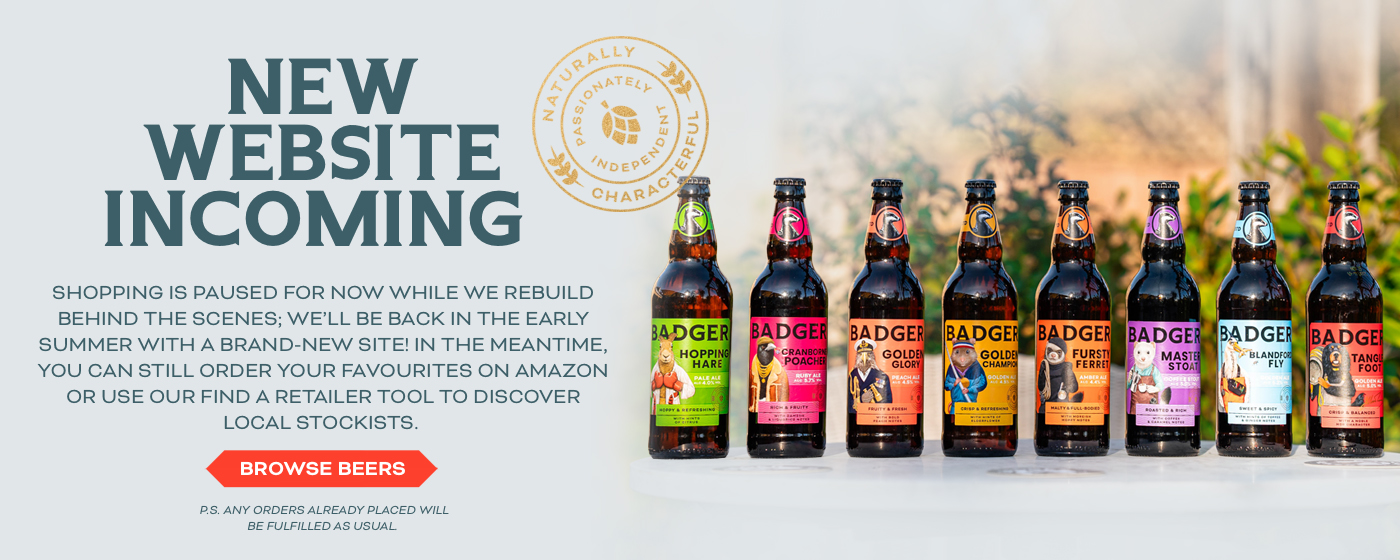 Badger beers website